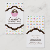 砂糖菓子の名刺のテンプレート 名刺 (正面/裏面)