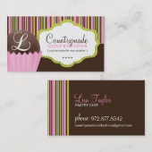 砂糖菓子の名刺のテンプレート 名刺 (正面/裏面)