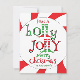 砂糖過剰なエルフ ホリージョリー メリークリスマス！ シーズンカード