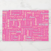 砂糖 フードラベル (シングルラベル)