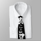 砂糖B黒、B及びWのロゴ ネクタイ (タイ)