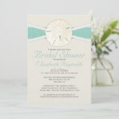 砂素朴ドルブライダルシャワー招待状 招待状 (スタンド正面)