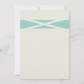 砂素朴ドルブライダルシャワー招待状 招待状 (裏面)