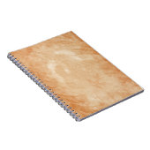 砂素朴岩オークグランジ葉 ノートブック (右側)