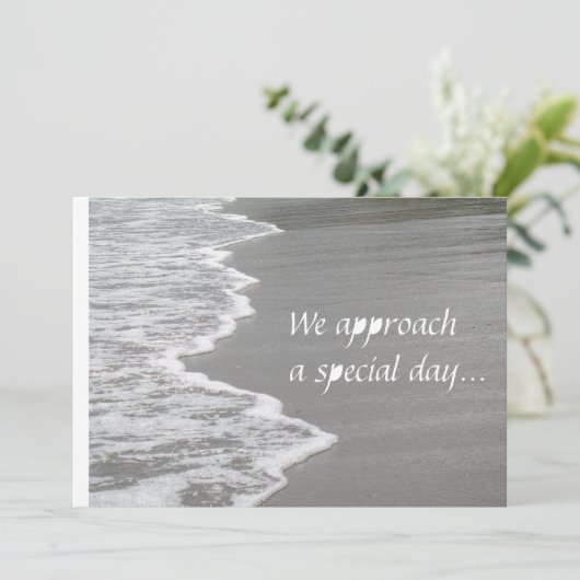 砂結婚の上…… 招待状 (スタンド正面)