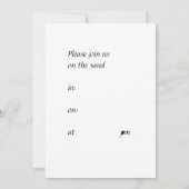 砂結婚の上…… 招待状 (裏面)