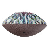 砂色の銀色の華やかな質感万華鏡のように千変万化するパターン アメリカンフットボール (回転270)