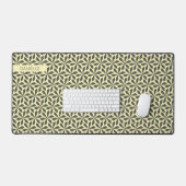 砂花幾何学的デザイン デスクマット (キーボード&マウス)