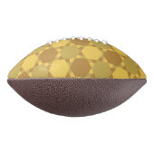 砂茶色の星の光学錯覚パターン アメリカンフットボール (回転90)