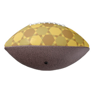 砂茶色の星の光学錯覚パターン アメリカンフットボール