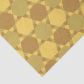 砂茶色の星の光学錯覚パターン 薄葉紙 (詳細)