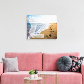 砂詩の足跡14x11 キャンバスプリント (インサイチュ (リビング))