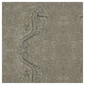 砂質加工のシーホース写真 ファブリック (クローズアップ)