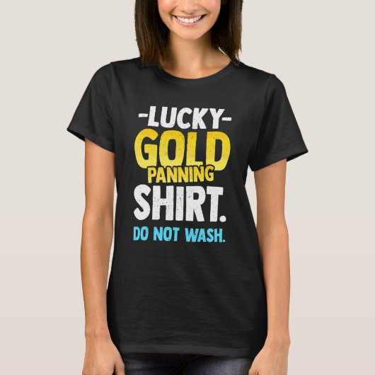砂金採り鉱夫 Tシャツ (正面)