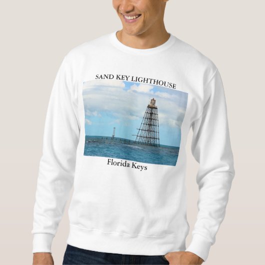 砂鍵ライトハウス、鍵西フロリダ鍵 スウェットシャツ (正面)