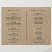 砂魚類ビーチ結婚式計画 チラシ (裏面)