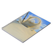 砂2からゴルフボールを打ち出すサンドウェッジ ノートブック (左側)