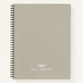 砂 ノートブック (正面)