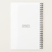 砂、太陽、サーフトロピカル海 プランナー手帳 (裏面)