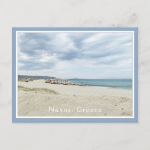 砂、海、空/ナクソス、ギリシャ/ビーチパラパス ポストカード