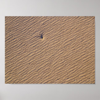 砂VIの風の波紋 – カラー飽和 ポスター