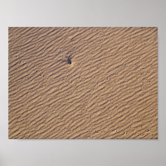 砂VIの風の波紋 – カラー飽和 ポスター (正面)