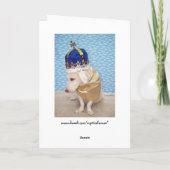 研おもしろい究父の日 カード (裏面)