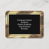 研がれるMarqueaバックスターの優れた専門の円形 名刺 (裏面)