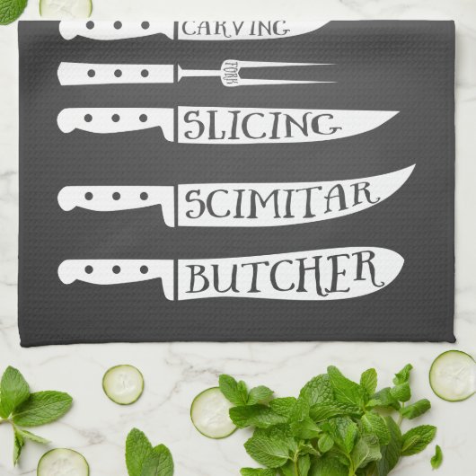 研修シェフ調理師レシピナイフ肉切り キッチンタオル (折り畳み)