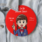 研修スタッフ赤ボタン 缶バッジ (インサイチュ)