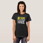 研修中お願い与え宇宙ドッグトレーナー Tシャツ (正面フル)