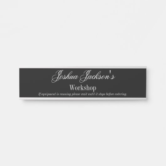 研修会のぶら下がったな名札のネームプレートのドアの印 サインプレート (正面)