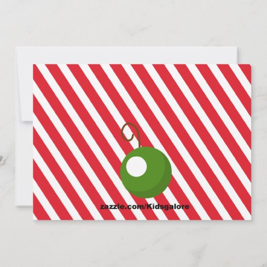 研修会のクリスマス・パーティの招待のかわいい小妖精や小人 招待状 (裏面)