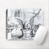 研修会のドラゴン マウスパッド (マウス)