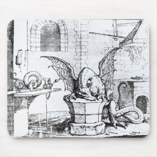 研修会のドラゴン マウスパッド (正面)