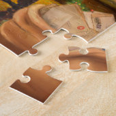 研修会の旧式な一見サンタClaud ジグソーパズル (側面)