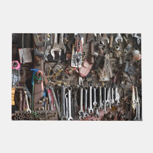 研修会用具の表示 ドアマット (正面)