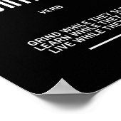 研削やる気を起こさせる引用文 ポスター (角)