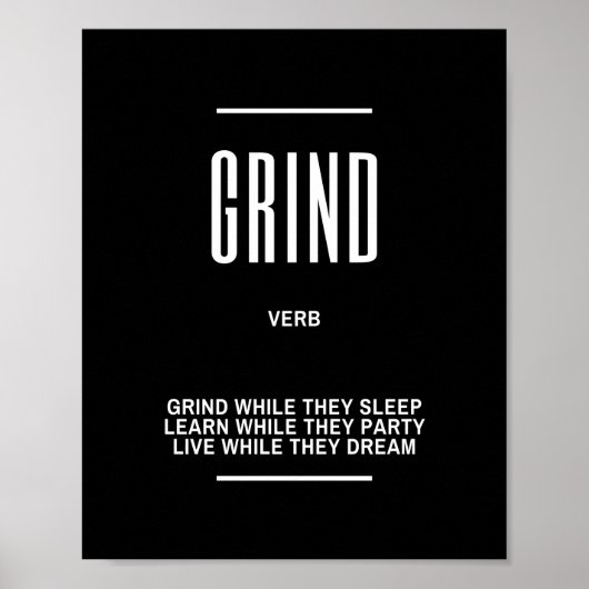 研削やる気を起こさせる引用文 ポスター (正面)