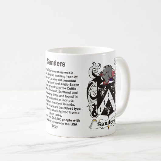 研摩機の家紋のマグ コーヒーマグカップ (正面右)