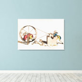 研王室の削サービス キャンバスプリント (インサイチュ (ウッドフロア))