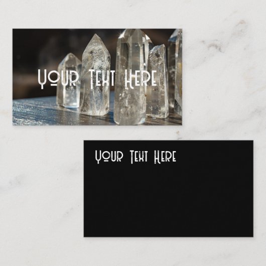 研磨点結晶エネルギーヒーラー 名刺 (正面/裏面)