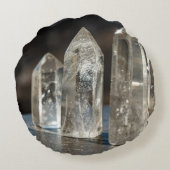 研磨点結晶エネルギー装飾用クッション ラウンドクッション (裏面)