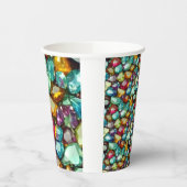 研磨結晶パターン 紙コップ (左)