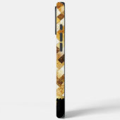 研磨面エレガントに金のジグザグ模様 Case-Mate iPhoneケース (裏面 / 左)