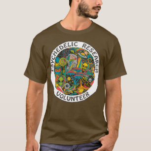 研究のサイケデリック自主的 Tシャツ