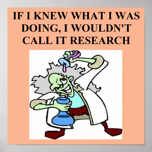 研究ジョーク ポスター (正面)