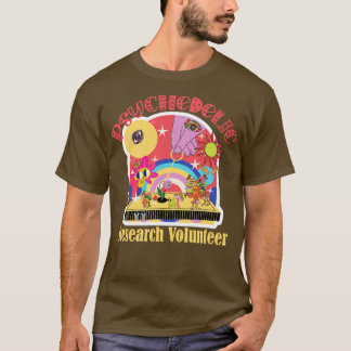 研究ボランサイケデリックティア Tシャツ