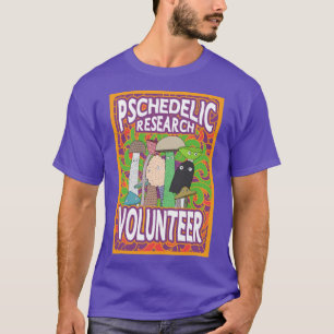 研究ボランティサイケデリックアのシロキビン Tシャツ