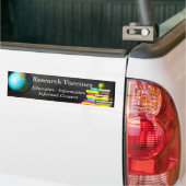 研究ワクチンの教育のインフォームドコンセント バンパーステッカー (トラック上)